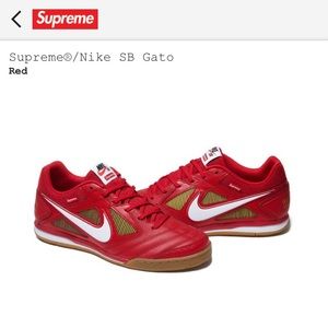 Supreme/ Nike SB Gato Red Size 9 Deadstock
